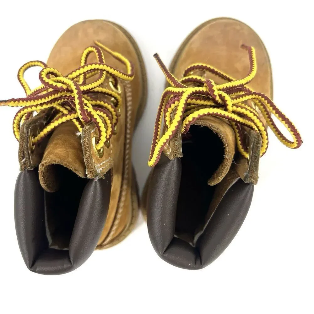 Timberland Boots Size 4.5 Toddler Classic Lifestyle Original Wheat Waterproof